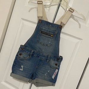 NWT Justice girls overalls 10